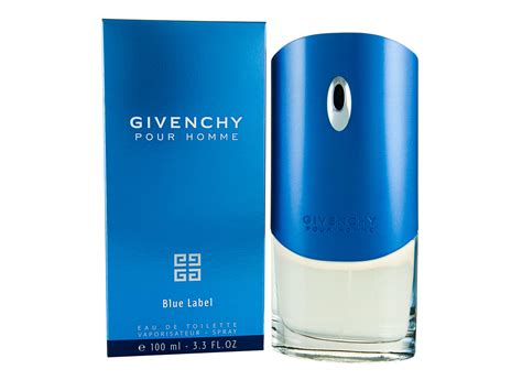 givenchy blue label eau de toilette spray|givenchy perfume pour homme.